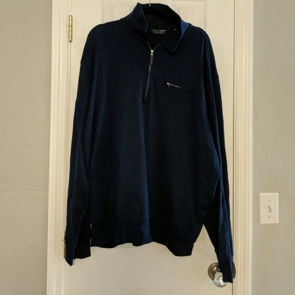 Polo Golf XXL navy blue NWOT quarter zip